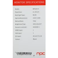 Монитор NPC MF2203-V фото 15